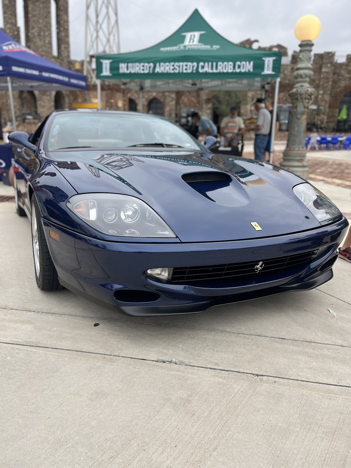Blue Ferrari from Allen Auto Detailing’s Google photo gallery